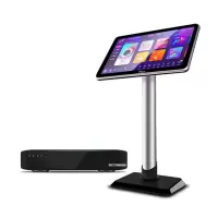 视易(eVideo)KTV点歌机 卡拉OK点唱机 K73 MAX+4T+21.5寸电容一套 含安装及线材