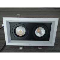 60W双头格栅射灯