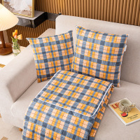 臻梦圆 MYZ128多功能全棉抱枕被-多彩风情