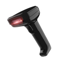得力 一二维扫码枪商超快递医院仓库条码无线扫描器收款码手机支付 14952W黑-无线 单位:个