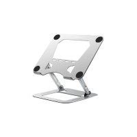 联想ThinkPad 笔记本支架电脑支架无极升降散热器立式增高架苹果拯救者小新华为戴尔钢铝合金支架新XT10银色