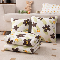 臻梦圆 MYZ128多功能全棉抱枕被-橙心橙意