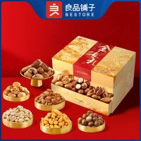 良品铺子 坚果礼盒 坚果炒货零食大礼包礼盒 高蛋白系列-良品金砖礼2122g