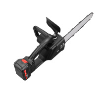 大功率锂电电锯充电式电链锯家用小型手持砍柴伐木锯 10寸(二电2链)