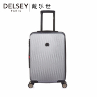 戴乐世DELSEY 原法国大使 拉杆箱万向轮行李箱0458男女旅行箱时尚密码箱22英寸 灰色00045880511