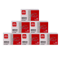 得力(deli) 0050 大号回形针 电镀金属曲别针(100枚/盒)