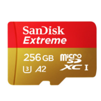 闪迪 256GB TF(MicroSD)存储卡 U3 V30 C10 4K A2 读速190MB/s 货期5-10天