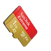 闪迪 1TB TF(MicroSD)存储卡 A2 V30 U3 4K 读速190MB/s 写速130MB/s