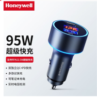 霍尼韦尔 Honeywell 车载充电器快充 数显A+C 实时数显 电压 车载充电器 HZF2 95W