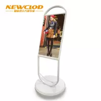 钮鹿客/NEWCLOD 32英寸 移动式 电子水牌 海报机 导购一体机 零售门店 广告机 液晶显示大屏