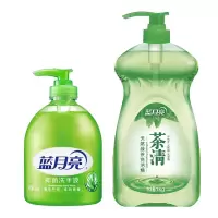 蓝月亮 茶清洗洁精1kg×1+芦荟洗手液500g×1