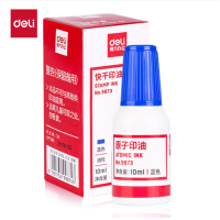 得力 (deli)10ml财务印章原子印油 红色原子印章油 办公用品 9873 37组起售