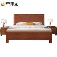 帝德龙现代简约单人床实木床C-21 1900*1200*450mm