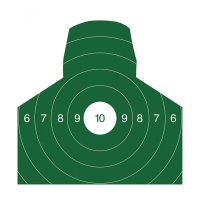 靶纸胸环训练用靶纸靶打靶器材用品 胸环靶纸50*50cm