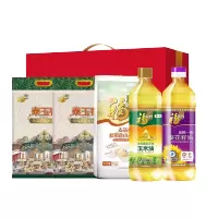 福临门中粮福临门米面油组合套装 粮油大礼包杂粮礼盒节日送礼礼品企业团购 福临门米面油礼盒D