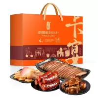 卡宴迎财腊福腊味礼盒1350g/盒 腊肉香肠板鸭组合