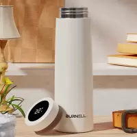 巴米樂(BAMILE)云笙温显保温杯BNL-BW166-500 莫奈白(LX)/个