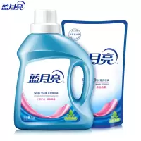 蓝月亮自然香洁净洗衣液1kg瓶+500g袋装