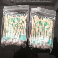 医用棉签一次性单头棉棒 10包装