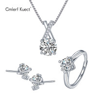 Cmierf Kuect (中国CK)超闪轻奢风百搭饰品套装 CK-SS1028