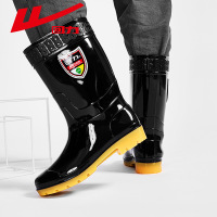 回力雨鞋017高筒单鞋雨鞋高帮短筒男女水鞋防水防滑耐磨水靴