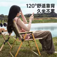 勒德威 0C-2 户外折叠椅 黑色中号