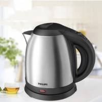 飞利浦 HD9307/19 电水壶 家用水壶暖水壶 1.2升 304食品级不锈钢电水壶 银灰色