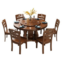 圣德列餐桌一桌六椅M-1 1300*1300*760mm