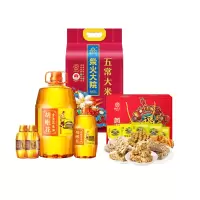 300元礼包(柴火大院五常大米5kg+胡姬花古法花生油5.216L+黄老五礼盒1076g)
