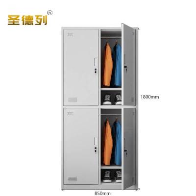 圣德列衣柜员工存包柜四门 850*420*1800mm
