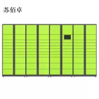 苏佰卓智能快递柜小区快递自提柜派件柜室外寄存柜信报箱储物柜一主两幅65格