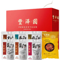 北京特产 丰泽园全聚熟食腊味酱鸭中秋高档礼盒B款1550g 开袋即食