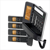 摩托罗拉(Motorola)录音电话机 无线座机 子母机 大屏幕 清晰免提 语音报号 C7501RC