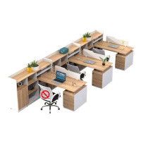 圣德列屏风工位职员桌办公桌SL-118 4200*1500*1100mm