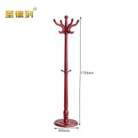 圣德列实木衣帽架挂衣架T-5 400*400*1750mm