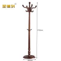 圣德列木质衣帽架挂衣架T-6 400*400*1750mm