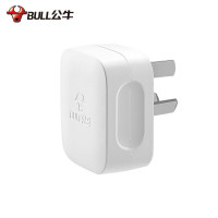 公牛(BULL)插头二三脚插头 10a插头2脚电源插头插座/无线/自行接线 GNT-10S三脚10A插头