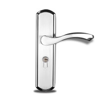 AQQJ0029 门锁木门锁卧室门锁室内门锁通用型把手锁房间门锁免改孔锁具 可调面板-配A款锁体