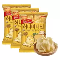卡乐比(Calbee)海太蜂蜜黄油味薯片60g*3袋 韩国进口零食薯片 休闲膨化食品