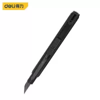 得力(deli)时尚款铝合金美工刀 9mm(DL309)
