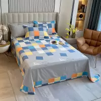 臻梦圆 MYJT1288全棉磨毛床单245x250cm