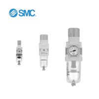 SMC空气处理件过滤调压阀AW20-02CG-A接管Rc1/4",带表无托架,自动排水