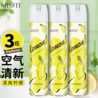 MISFIT空气清新剂370ml*3瓶(柠檬)去除异臭味室内卫生间厕所卧室香薰