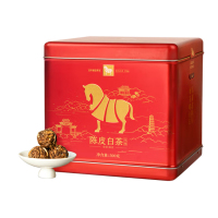 八马茶业(BAMA TEA) 多多益善·陈皮白茶(龙珠) 500克/盒