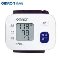 欧姆龙(OMRON)电子血压计家用手腕式血压测量仪腕式免脱原装医用级血压计HEM-6161