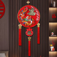 福字中国结挂件 金龙迎福 38*100cm