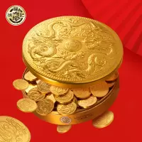 [特价]徐福记新年金币巧克力节日年货送礼龙金币结婚庆喜糖果(代可可脂)