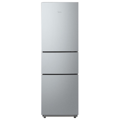 美的冰箱215升大容量三门三温BCD-215TM