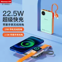 纽曼(Newmine)AL25 22.5W快充磁吸充电宝10000 毫安多功能无线多合一 黑色