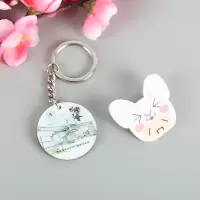 千优美(Qianyoumei)徽章胸章金属徽章胸牌别针款 亚克力单面滴胶,,UV印刷300个起订